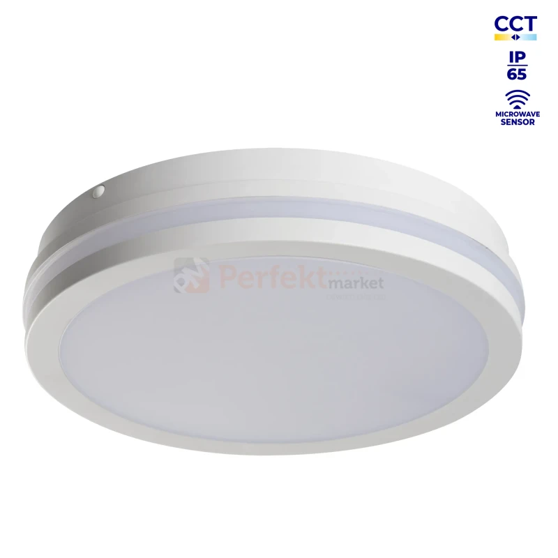 Plafon LED BENO z czujnikiem ruchu 24-30W CCT 3000_3500_4000K max 3120lm IP65 PZH biały (6).webp
