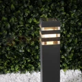 Lampa ogrodowa stojąca TEKSAS 74 1xE27 zewnętrzna grafitowa (2).webp