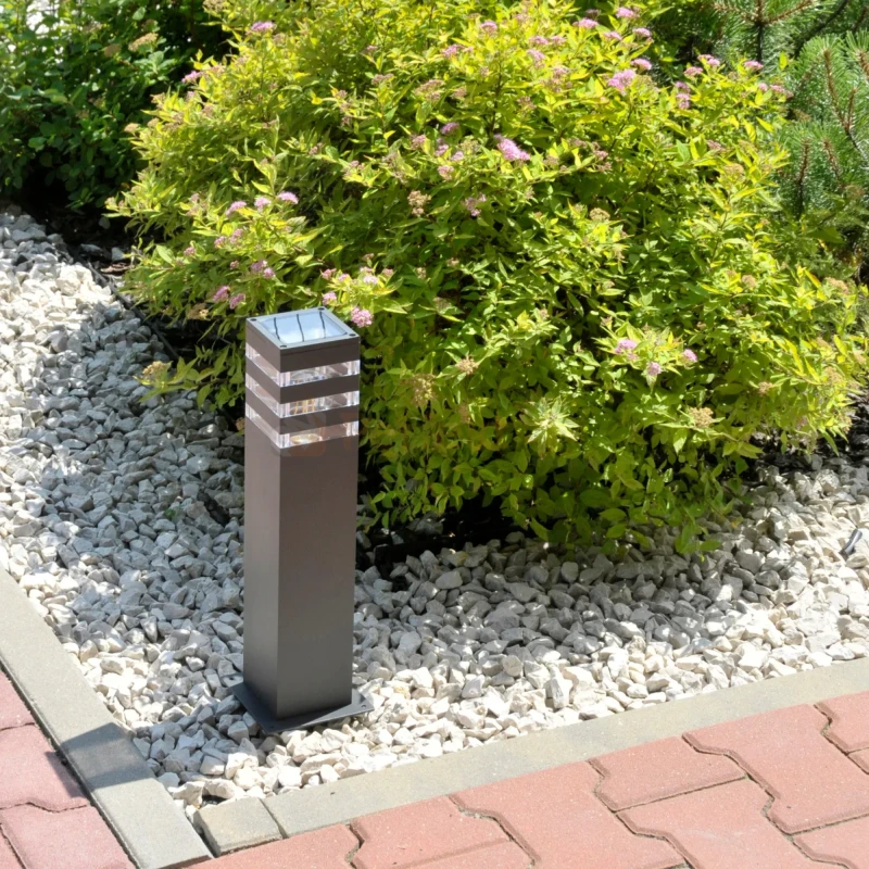 Lampa ogrodowa stojąca TEKSAS 44 1xE27 zewnętrzna grafitowa.webp