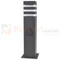 Lampa ogrodowa stojąca z gniazdkiem TEKSAS 44 1xE27 zewnętrzna grafitowa (2).webp