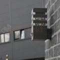 Kinkiet zewnętrzny elewacyjny z czujnikiem PIR TEKSAS 1xE27 grafitowy (3).webp