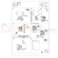 lampa zewnetrzna led scienna kinkiet brazowy ALOR markslojd montaż.webp