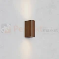 lampa zewnetrzna led scienna kinkiet brazowy ALOR 2L markslojd 2.webp