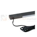 Oprawa LED do szuflad i szaf z czujnikiem zbliżeniowym GLOVIA 12V barwa neutralna grafitowa PERFEKT MARKET OLSZTYN