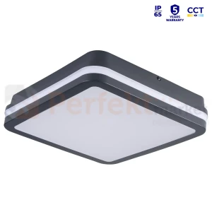 Plafon LED BENO 24-30W CCT 3000/3500/4000K max 3120lm IP65 PZH kwadratowy grafitowy