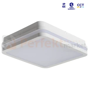 Plafon LED BENO 24-30W CCT 3000/3500/4000K max 3120lm IP65 PZH kwadratowy biały