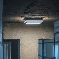 Plafon LED BENO z czujnikiem ruchu 24-30W CCT 3000/3500/4000K max 3120lm IP65 PZH kwadratowy grafitowy perfekt market olsztyn