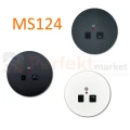 Czujnik ruchu z sensorem zmierzchu z metalową plakietką do oświetlenia schodowego 5-24V DC Elegant MS124 Sharp perfekt market olsztyn