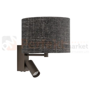 Kinkiet ścienny AMARELA A 11661 Nowodvorski Lighting 1xE27 GU10 czarny melanż