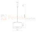 Lampa wisząca SANTANA M 11652 Nowodvorski Lighting kremowa 1xE27 Modern classic - 8