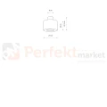 Plafon sufitowy SANTANA S 11650 Nowodvorski Lighting kremowa 1xE27 - 7