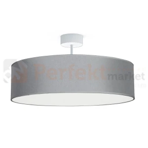 Plafon sufitowy VIOLET 7960 Nowodvorski Lighting szary 3xE27 tkanina