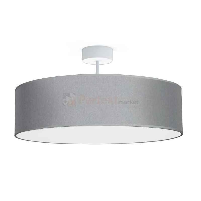 Plafon sufitowy VIOLET 7960 Nowodvorski Lighting szary 3xE27 tkanina - 2