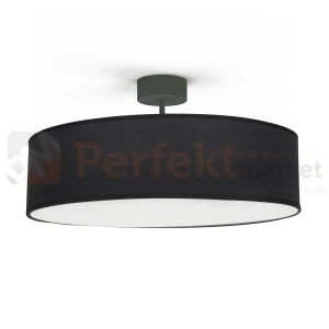 Plafon sufitowy VIOLET 7961 Nowodvorski Lighting czarny 3xE27 tkanina