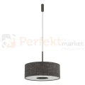 Lampa wisząca AMARELA M 11659 Nowodvorski Lighting czarny melanż klosz tkaninowy 1xE27