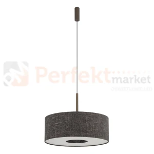 Lampa wisząca AMARELA M 11659 Nowodvorski Lighting czarny melanż klosz tkaninowy 1xE27