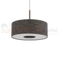 Lampa wisząca AMARELA M 11659 Nowodvorski Lighting czarny melanż klosz tkaninowy 1xE27 - 3