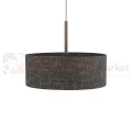 Lampa wisząca AMARELA M 11659 Nowodvorski Lighting czarny melanż klosz tkaninowy 1xE27 - 4