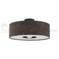 Plafon sufitowy AMARELA M 11658 Nowodvorski Lighting czarny melanż klosz tkaninowy 1xE27