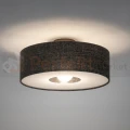 Plafon sufitowy AMARELA M 11658 Nowodvorski Lighting czarny melanż klosz tkaninowy 1xE27 - 2