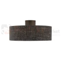 Plafon sufitowy AMARELA M 11658 Nowodvorski Lighting czarny melanż klosz tkaninowy 1xE27 - 4