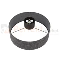 Plafon sufitowy AMARELA M 11658 Nowodvorski Lighting czarny melanż klosz tkaninowy 1xE27 - 7