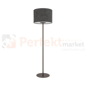 Lampa podłogowa AMARELA 11663 Nowodvorski Lighting czarny melanż klosz tkaninowy 1xE27