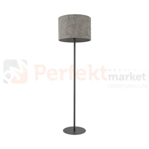 Lampa podłogowa LAGO 11676 Nowodvorski Lighting szary klosz tkaninowy 1xE27