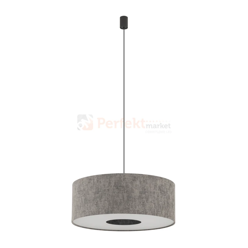 Lampa wisząca LAGO M 11674 Nowodvorski Lighting szary klosz tkaninowy 1xE27 - 10