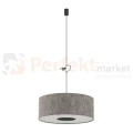 Lampa wisząca LAGO M 11674 Nowodvorski Lighting szary klosz tkaninowy 1xE27 - 3