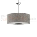 Lampa wisząca LAGO M 11674 Nowodvorski Lighting szary klosz tkaninowy 1xE27 - 4