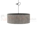 Lampa wisząca LAGO M 11674 Nowodvorski Lighting szary klosz tkaninowy 1xE27 - 5
