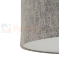 Lampa wisząca LAGO M 11674 Nowodvorski Lighting szary klosz tkaninowy 1xE27 - 7
