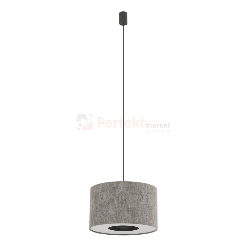 Lampa wisząca LAGO S 11673 Nowodvorski Lighting szary klosz tkaninowy 1xE27 - 10