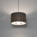 Lampa wisząca LAGO S 11673 Nowodvorski Lighting szary klosz tkaninowy 1xE27 - 2