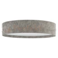 Plafon sufitowy LAGO L 11681 Nowodvorski Lighting szary klosz tkaninowy 7xE27 - 3