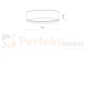 Plafon sufitowy LAGO L 11681 Nowodvorski Lighting szary klosz tkaninowy 7xE27 - 7
