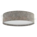 Plafon sufitowy LAGO M 11680 Nowodvorski Lighting szary klosz tkaninowy 4xE27