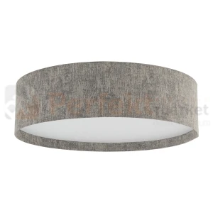 Plafon sufitowy LAGO M 11680 Nowodvorski Lighting szary klosz tkaninowy 4xE27
