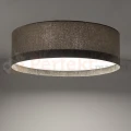 Plafon sufitowy LAGO M 11680 Nowodvorski Lighting szary klosz tkaninowy 4xE27 - 2