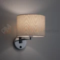 Kinkiet ścienny HOTEL MOOD 11781 Nowodvorski Lighting kremowy klosz tkaninowy 1xE14 - 2