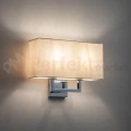 Kinkiet ścienny HOTEL MOOD 11784 Nowodvorski Lighting kremowy klosz tkaninowy 2xE27 - 2
