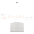 Lampa wisząca HOTEL MOOD 11783 Nowodvorski Lighting kremowy klosz tkaninowy 1xE27