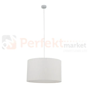Lampa wisząca HOTEL MOOD 11783 Nowodvorski Lighting kremowy klosz tkaninowy 1xE27