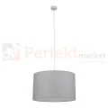 Lampa wisząca HOTEL MOOD 11791 Nowodvorski Lighting szary klosz tkaninowy 1xE27