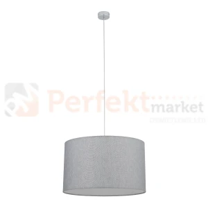 Lampa wisząca HOTEL MOOD 11791 Nowodvorski Lighting szary klosz tkaninowy 1xE27