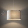 Lampa wisząca HOTEL MOOD 11791 Nowodvorski Lighting szary klosz tkaninowy 1xE27 - 2