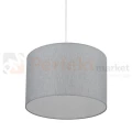 Lampa wisząca HOTEL MOOD 11791 Nowodvorski Lighting szary klosz tkaninowy 1xE27 - 3