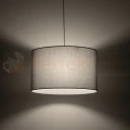Lampa wisząca HOTEL MOOD 11791 Nowodvorski Lighting szary klosz tkaninowy 1xE27 - 7