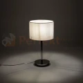 Lampa stołowa HOTEL MOOD 11778 Nowodvorski Lighting kremowy klosz tkaninowy 1xE27 - 2